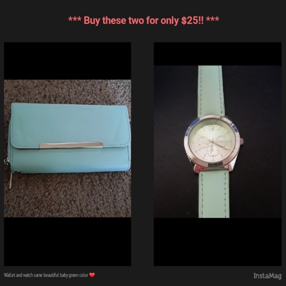 Wallet and watch